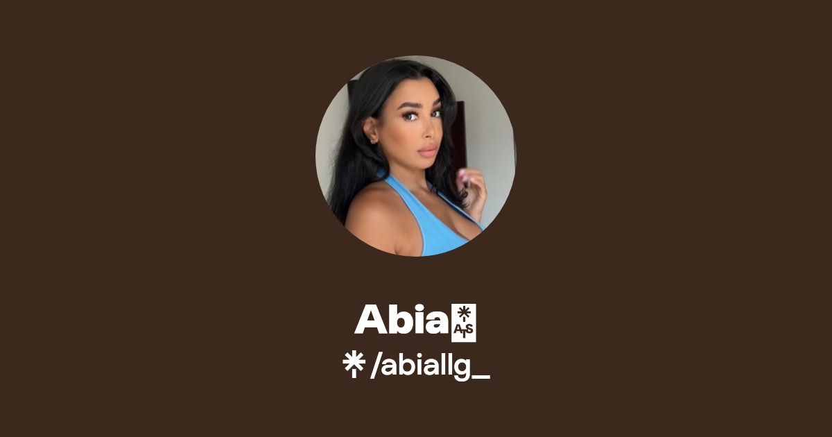 Abiallg — créatrice MYM / OnlyFans